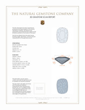 1.75 Ct. Spinel from Burma (Myanmar) 3 D Scan Report