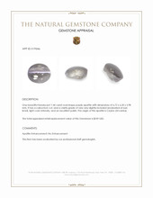 1.44 Ct. Cabochon Apatite from Ceylon (Sri Lanka) Appraisal