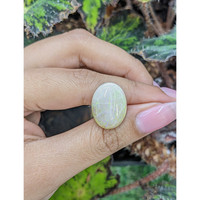 11.39 Ct. Cabochon White Opal from Australia Life Style