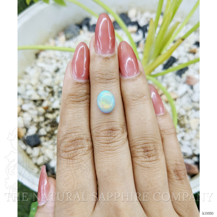 1.48 Ct. Cabochon White Opal from Australia