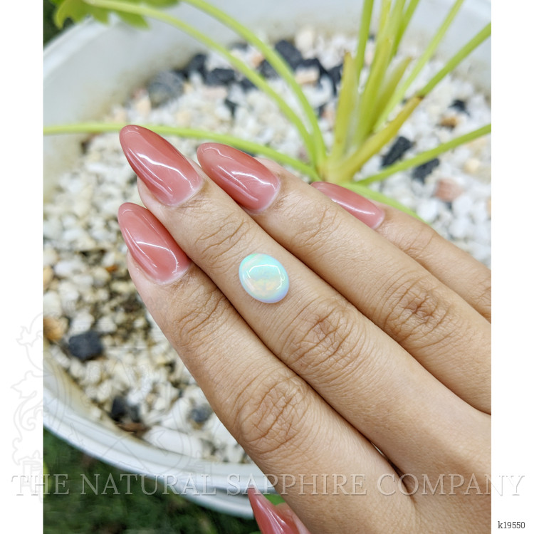 1.48 Ct. Cabochon White Opal from Australia