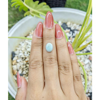 1.30 Ct. Cabochon White Opal from Australia Life Style