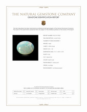 1.52 Ct. Multi Color Cabochon White Opal from Australia Scan Report