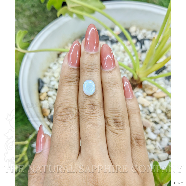 1.52 Ct. Cabochon White Opal from Australia