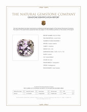 5.04 Ct. Bi Color Ametrine from Madagascar Scan Report
