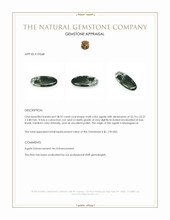 58.92 Ct. Cabochon Agate from Madagascar Appraisal