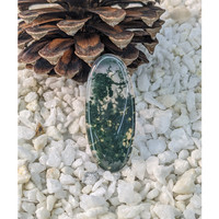 58.92 Ct. Cabochon White Opal from Madagascar Life Style