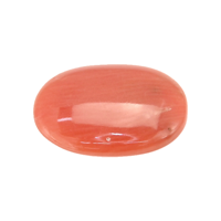 3.02 Ct. Cabochon Coral from Italy Video