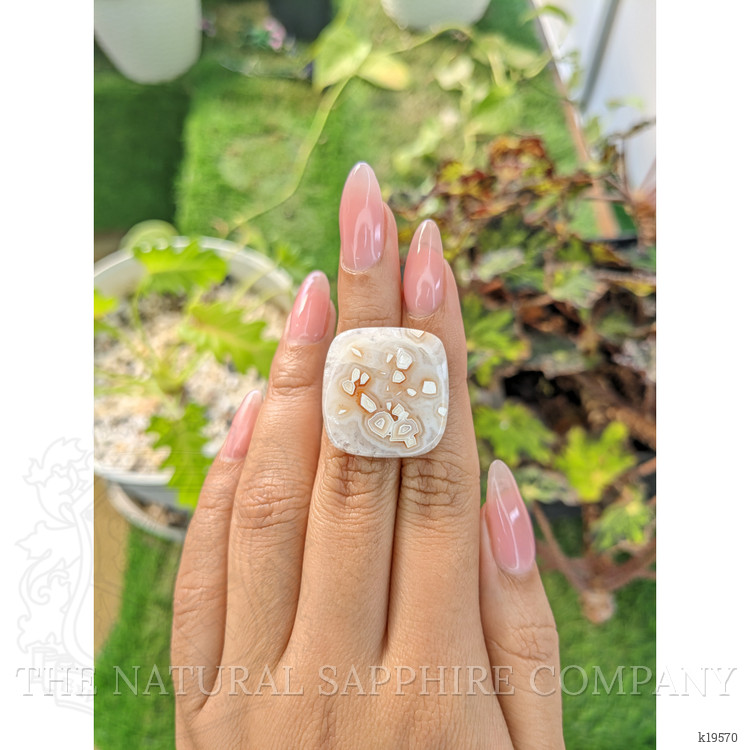 26.95 Ct. Cabochon White Opal from Madagascar