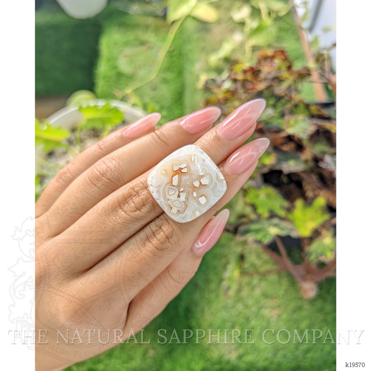 26.95 Ct. Cabochon White Opal from Madagascar