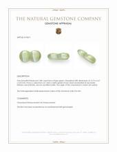 3.80 Ct. Cabochon Chrysoberyl from Ceylon (Sri Lanka) Appraisal