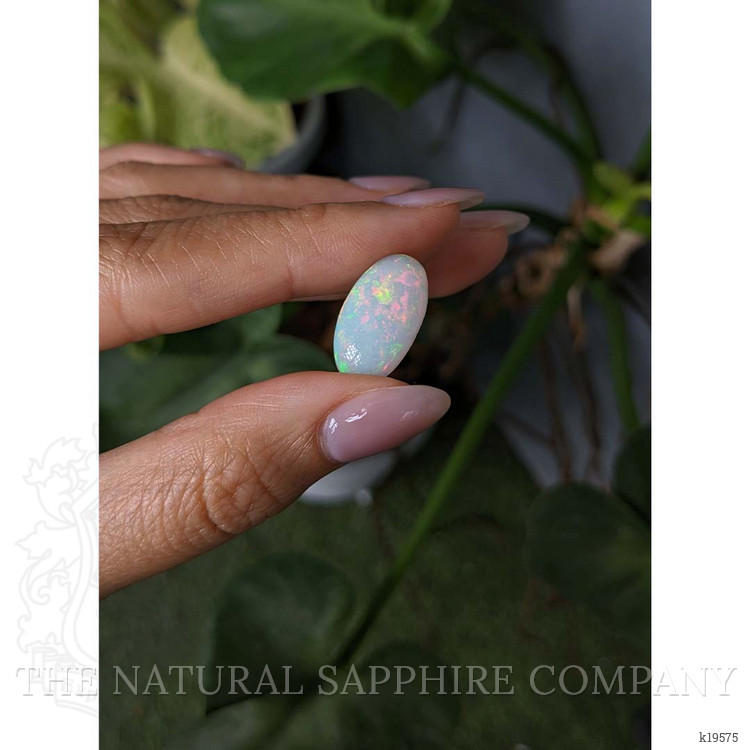 7.21 Ct. Cabochon White Opal from Australia