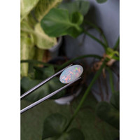 7.21 Ct. Cabochon White Opal from Australia Life Style