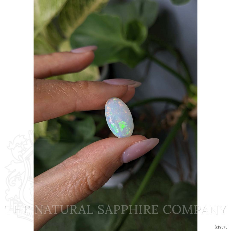 7.21 Ct. Cabochon White Opal from Australia