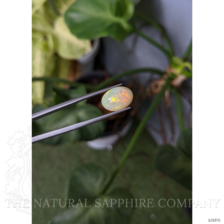 3.97 Ct. Cabochon White Opal from Australia