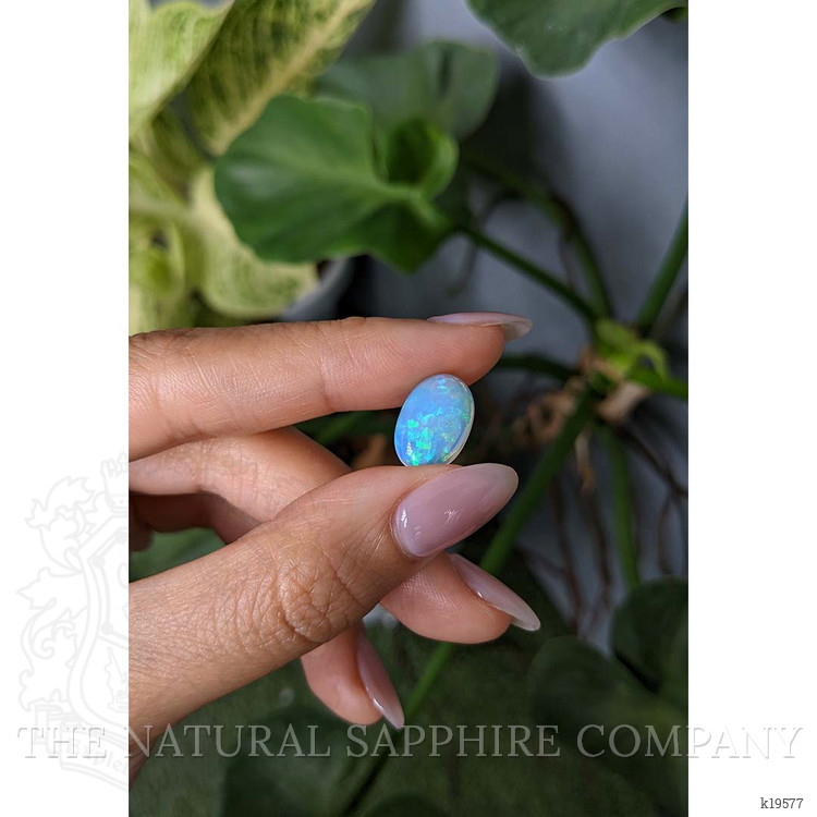 2.95 Ct. Cabochon White Opal from Australia
