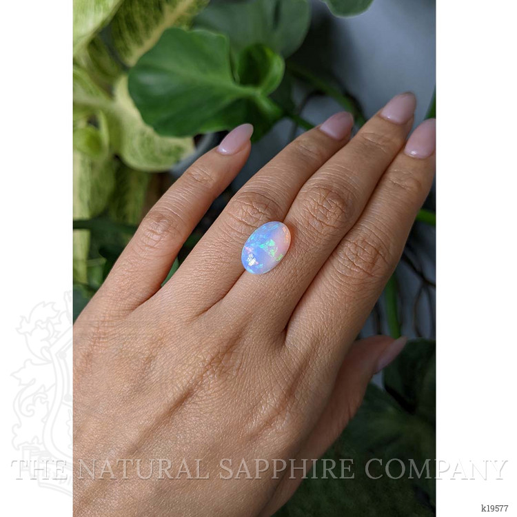 2.95 Ct. Cabochon White Opal from Australia
