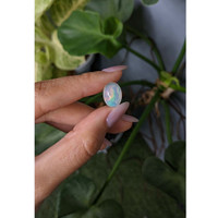 4.85 Ct. Cabochon White Opal from Australia Life Style