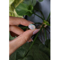 4.85 Ct. Cabochon White Opal from Australia Life Style