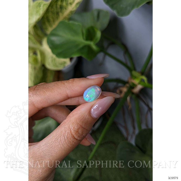 3.01 Ct. Cabochon White Opal from Australia