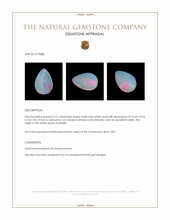 2.09 Ct. Cabochon White Opal from Australia Appraisal