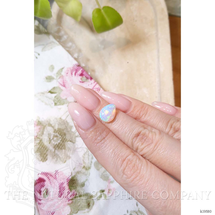 2.12 Ct. Cabochon White Opal from Australia