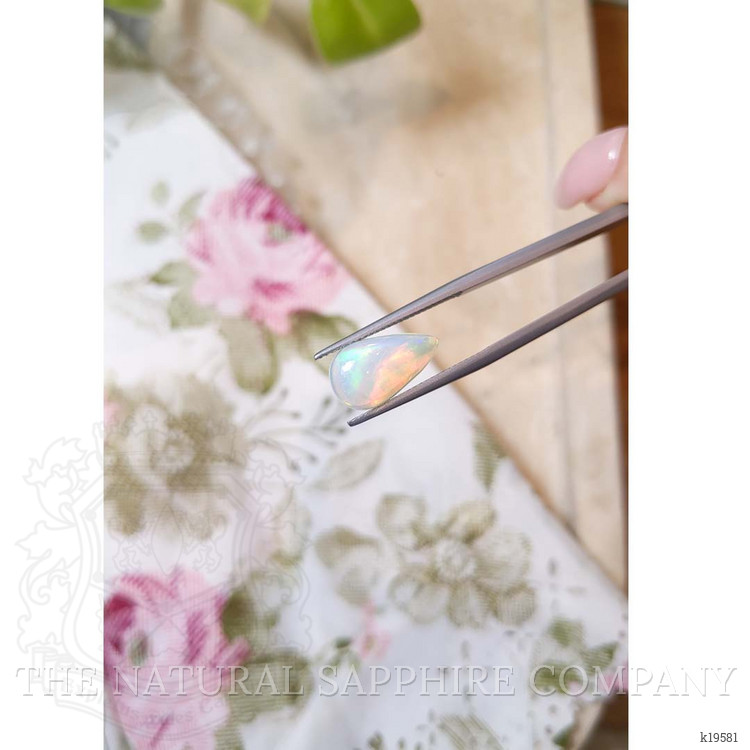 2.36 Ct. Cabochon White Opal from Australia