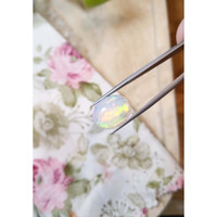 8.71 Ct. Cabochon White Opal from Australia Life Style