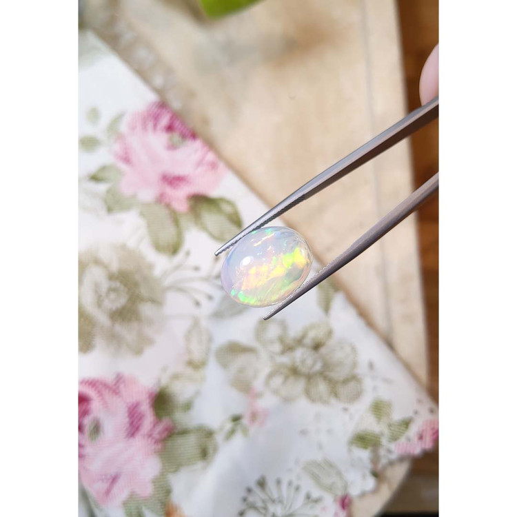 8.71 Ct. Cabochon White Opal from Australia