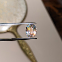4.05 Ct. Rainbow Moonstone from Ceylon (Sri Lanka) Life Style