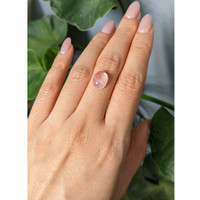 4.26 Ct. Cabochon Morganite from Brazil Life Style