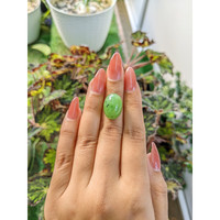 20.70 Ct. Cabochon Jade from Burma (Myanmar) Life Style