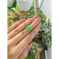 20.70 Ct. Cabochon Jade from Burma (Myanmar) Life Style