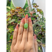 21.20 Ct. Cabochon Jade from Burma (Myanmar) Life Style