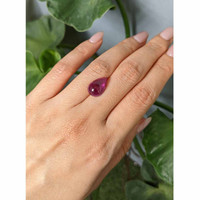 5.52 Ct. Purple Cabochon Tourmaline from Brazil Life Style