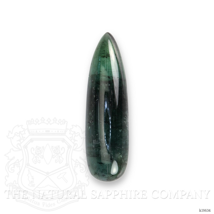 53.19 Ct. Bluish Green Cabochon Tourmaline from Madagascar