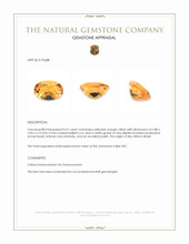 0.41 Ct. Citrine from Brazil Appraisal