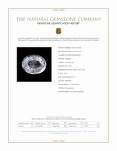 1.82 Ct. Rainbow Moonstone from Madagascar Scan Report