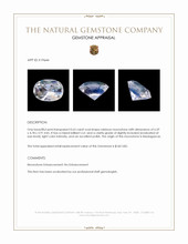 0.63 Ct. Moonstone from Madagascar Appraisal