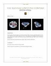 1.24 Ct. Rainbow Moonstone from Madagascar Appraisal