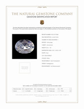 1.46 Ct. Rainbow Moonstone from Madagascar Scan Report