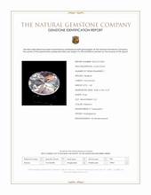 1.42 Ct. Rainbow Moonstone from Madagascar Scan Report