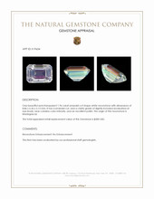 1.96 Ct. Moonstone from Madagascar Appraisal