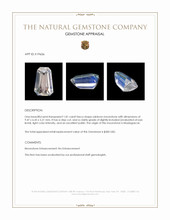 1.81 Ct. Moonstone from Madagascar Appraisal