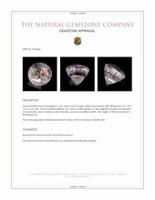 1.83 Ct. Rainbow Moonstone from Madagascar Appraisal