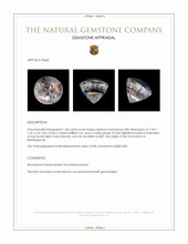 1.83 Ct. Moonstone from Madagascar Appraisal