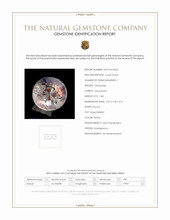 1.83 Ct. Rainbow Moonstone from Madagascar Scan Report