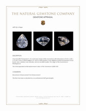 1.55 Ct. Moonstone from Madagascar Appraisal
