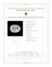 1.40 Ct. Rainbow Moonstone from Madagascar Scan Report