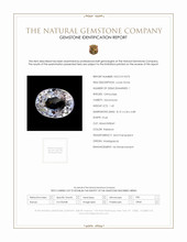 1.42 Ct. Rainbow Moonstone from Madagascar Scan Report